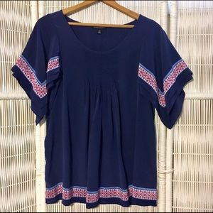 Banana Republic Large Tall silk top